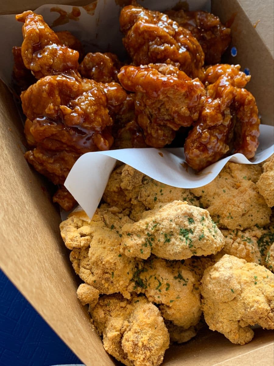 Chicken, Orange Chicken, & Gyoza (3 Piece) Combo
