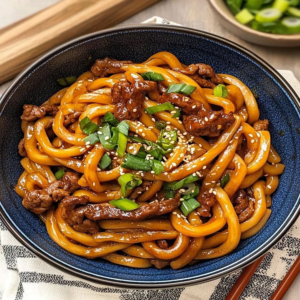 Pork Yakiudon