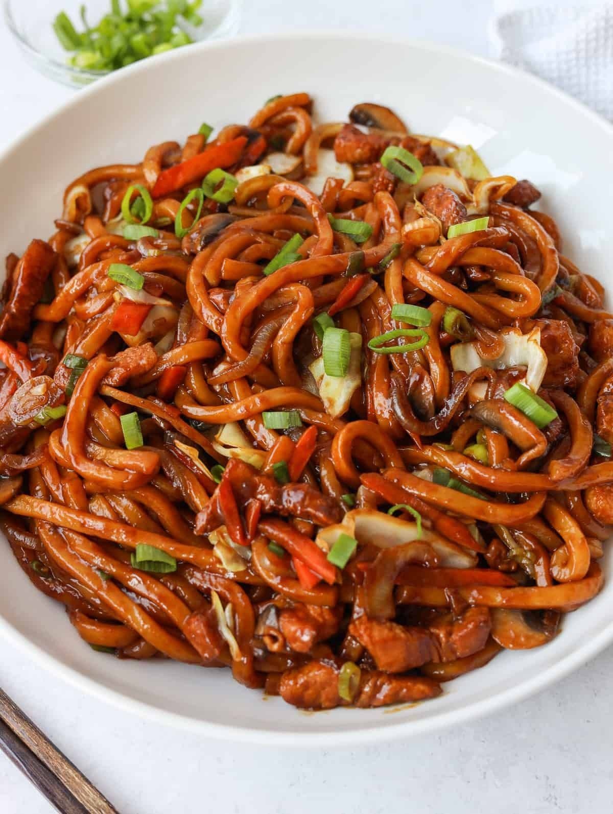 Chicken Yakiudon